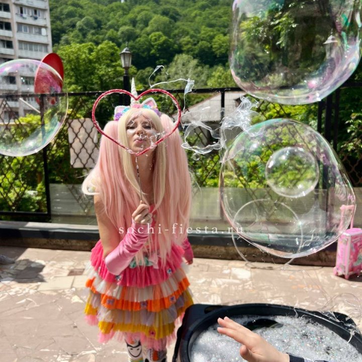 Шоу мыльных пузырей в Рязани
