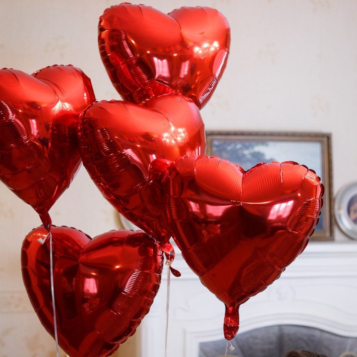 Фольгированный шар "Сердце" в Рязани
