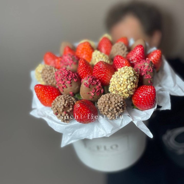 Клубника в боксе 30 ягод в Рязани