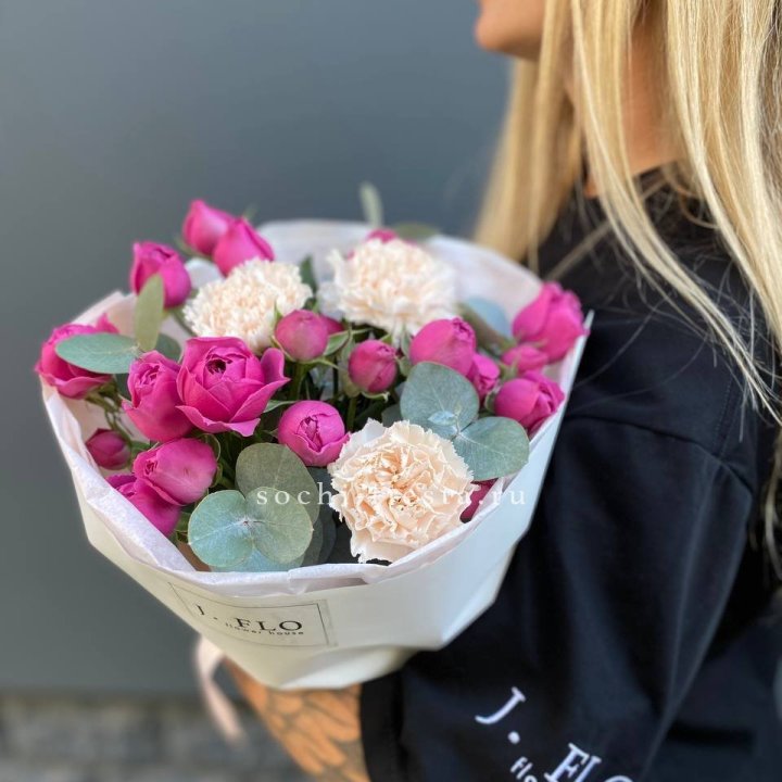 Букет с мисти бабблс №2 в Рязани