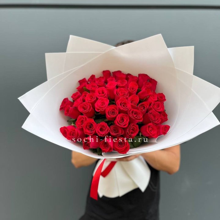 51  красная роза в Рязани