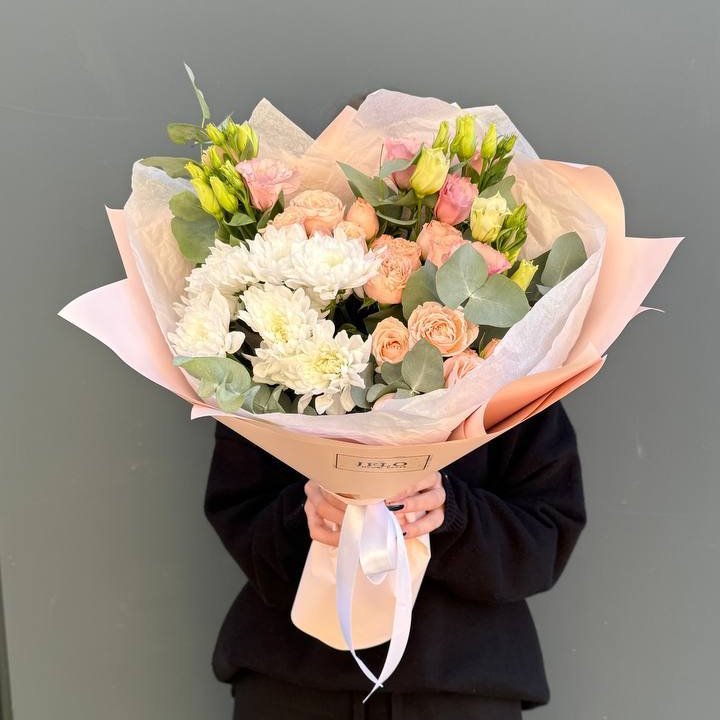 Букет "Персиковая нежность" в Рязани