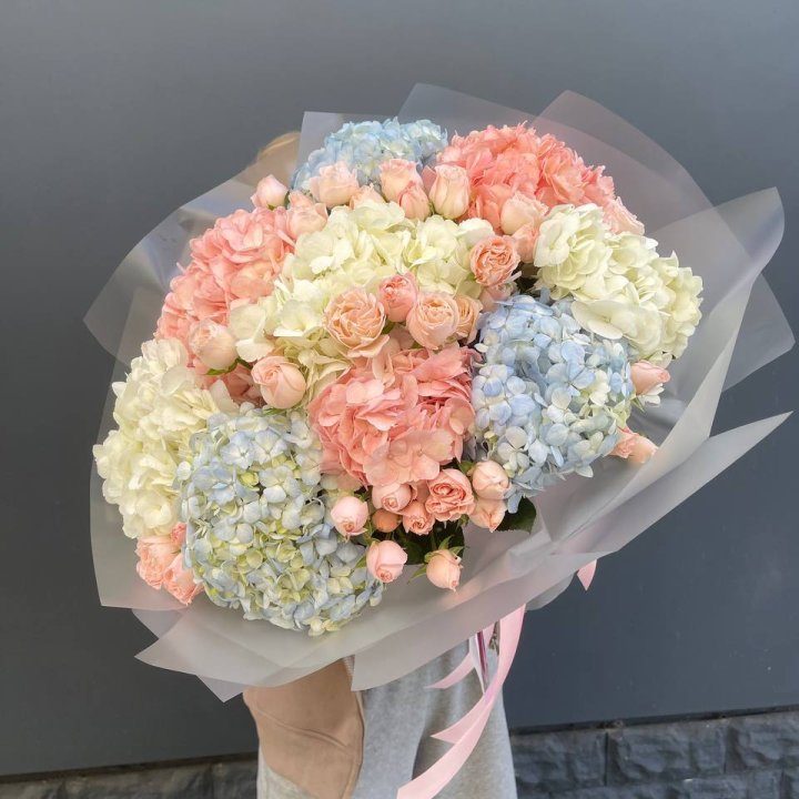 Дуо гортензии и бомбастик в Рязани