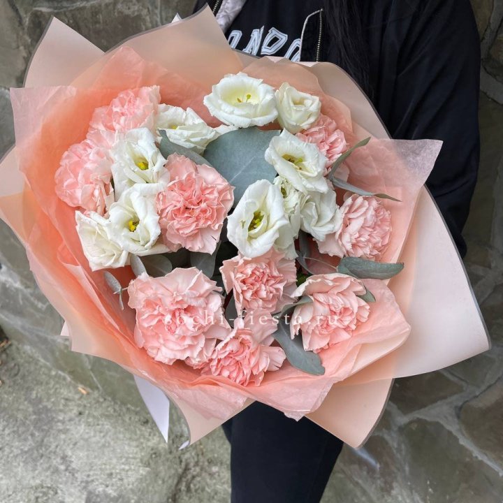  Букет диантусов "Пич" в Рязани