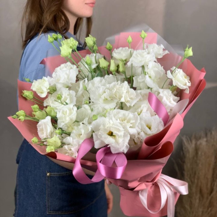 Букет эустом "Пудра" в Рязани