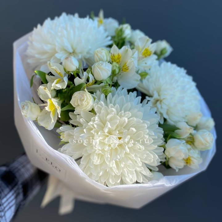 Букет из хризантем "Миранда" в Рязани