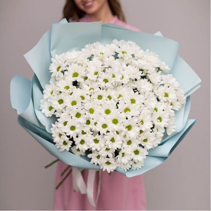  Букет хризантем "Бон-бон" в Рязани