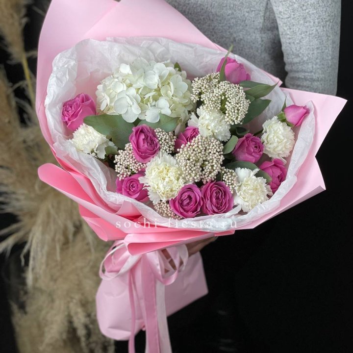 Букет с мисти бабблс №1 в Рязани