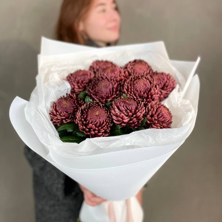 Букет хризантем "Касиопия" в Рязани