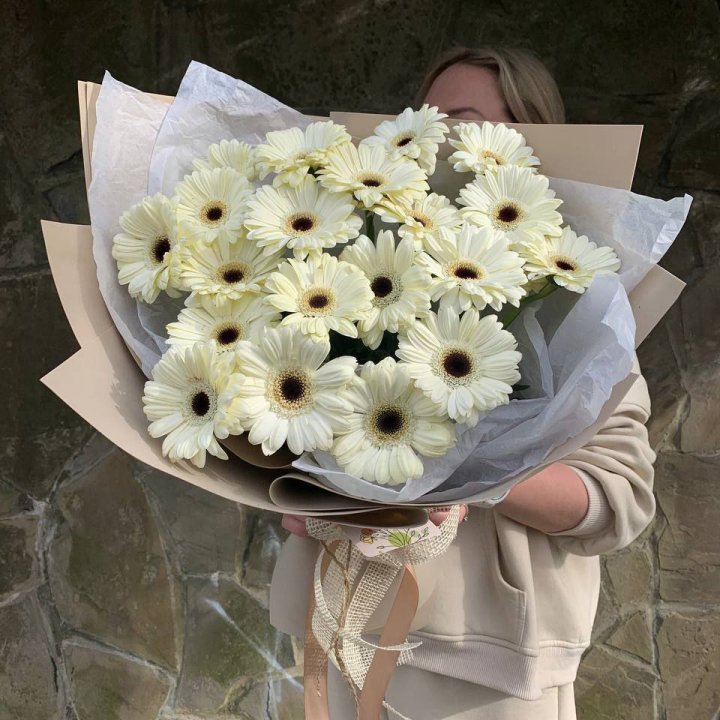 Букет голландских гербер "Шейн"" в Рязани