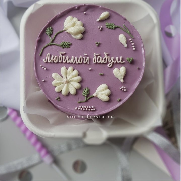 Бенто-торт "Любимой бабуле" в Рязани