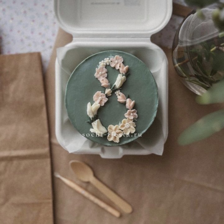 Бенто-торт "8 марта" green  в Рязани