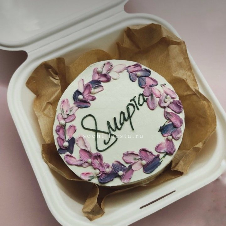 Бенто-торт "8 марта цветы"  в Рязани
