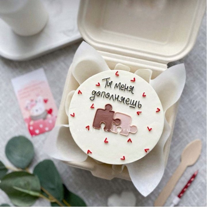 Бенто-торт "ТЫ меня дополняешь"  в Рязани