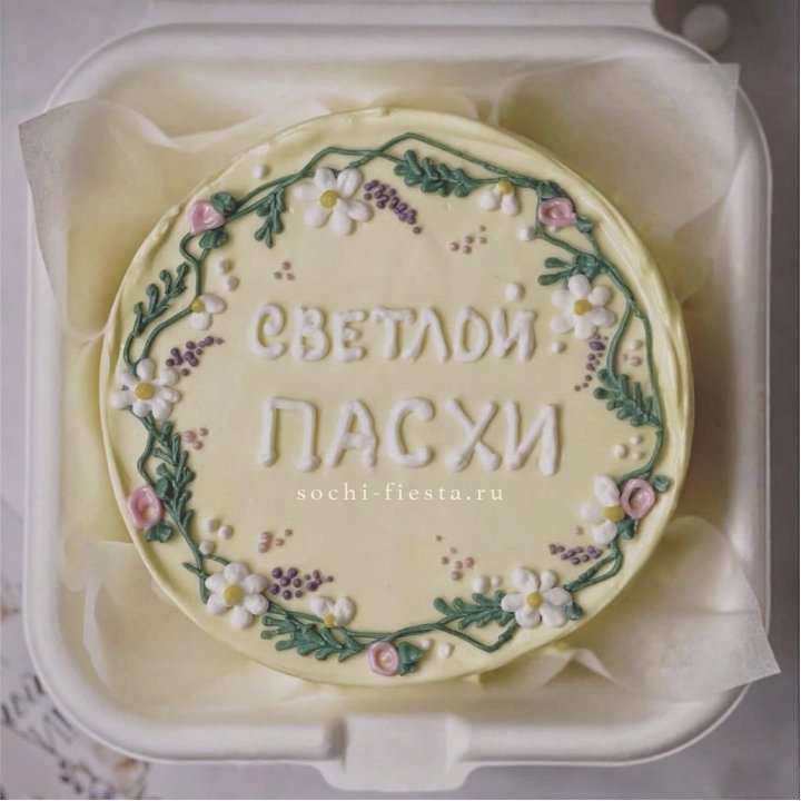 Бенто-торт "Светлой Пасхи" 2 в Рязани