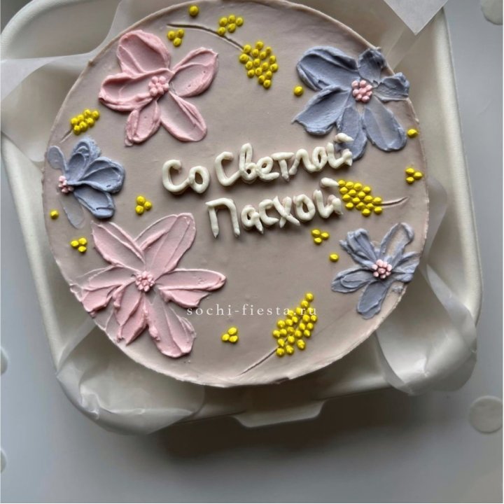 Бенто-торт "Светлой Пасхи" 3 в Рязани