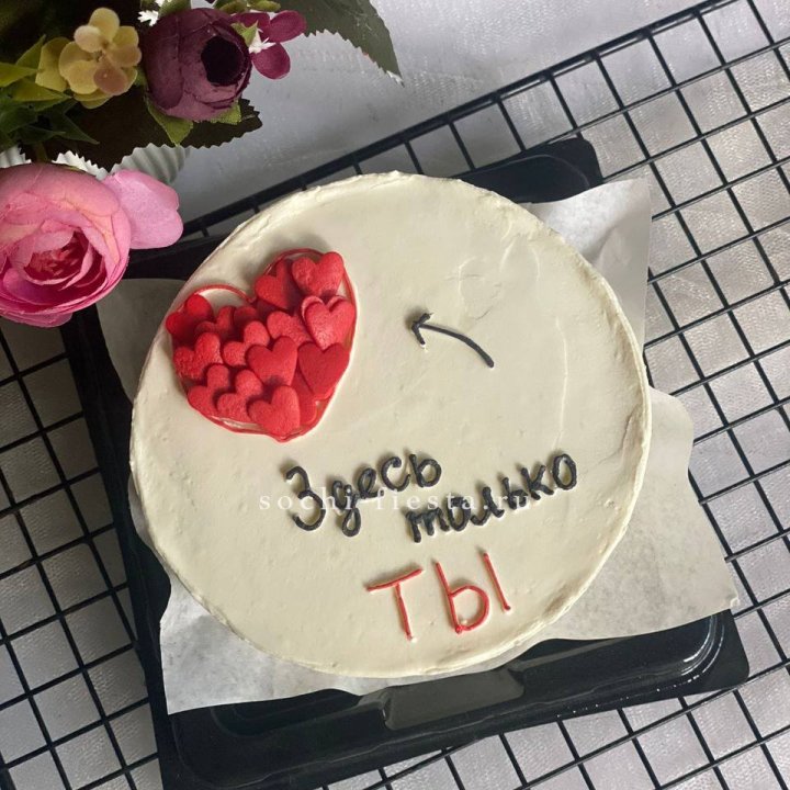 Бенто-торт "В моем сердце только ты"  в Рязани