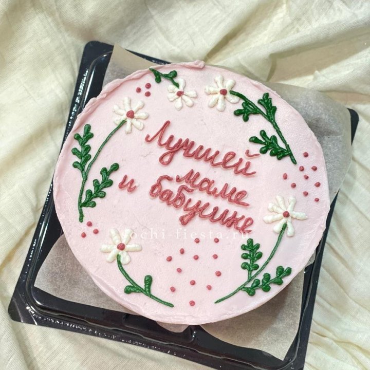 Бенто-торт "Лучшей маме и бабушке"  в Рязани