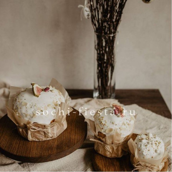 Кулич мини с изюмом в Рязани