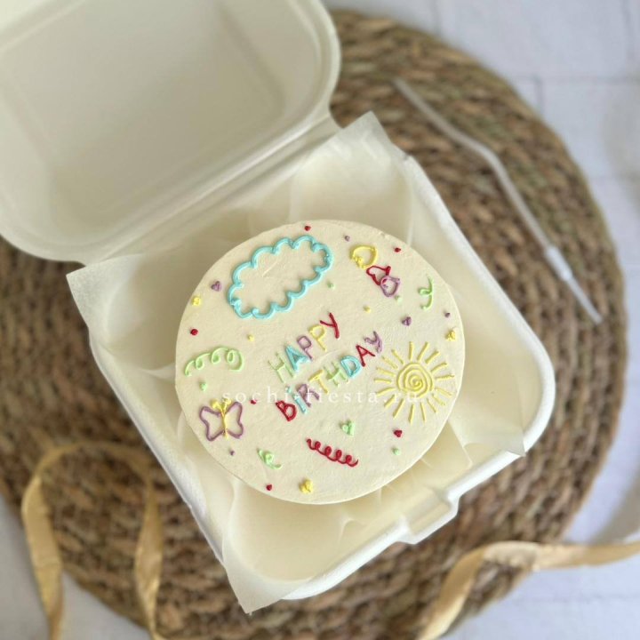 Бенто-торт "С днем рождения!"  в Рязани