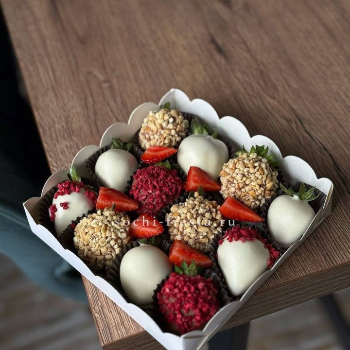 Клубника в шоколаде 12 ягод №2 в Рязани