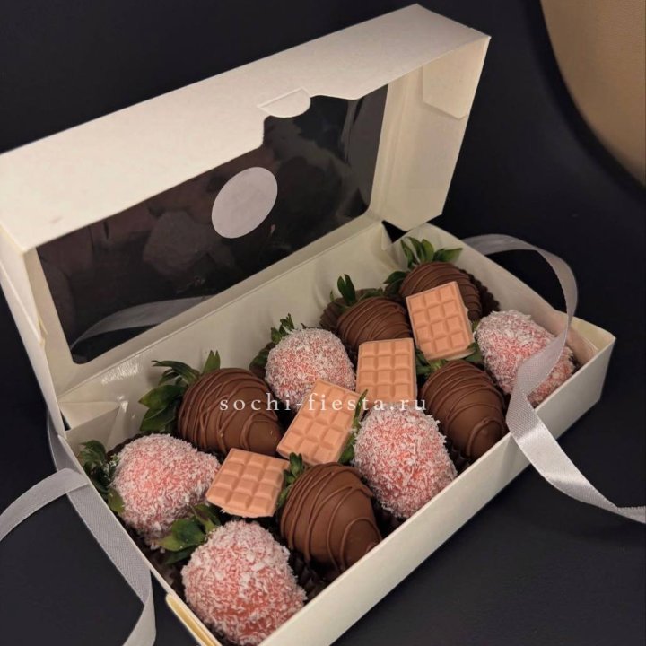 Клубника в шоколаде 10 ягод №2 в Рязани