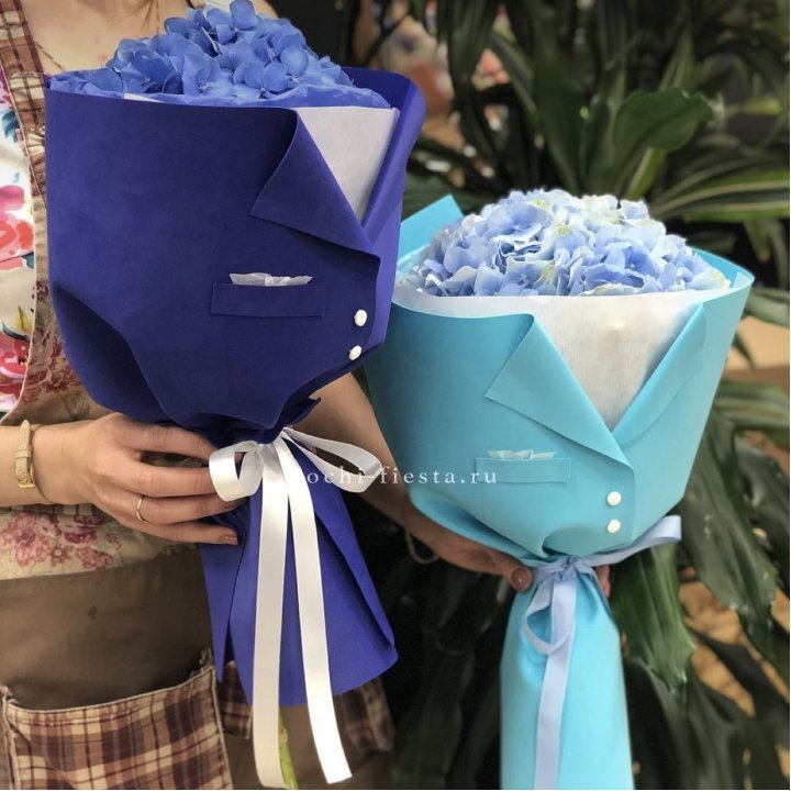 Букет с гортензией с пиджаком в Рязани