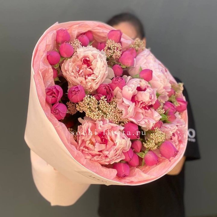  Букет с пионами "Преференс" в Рязани