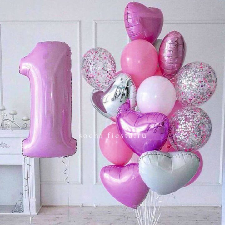 Набор шаров "С днем рождения" в Рязани