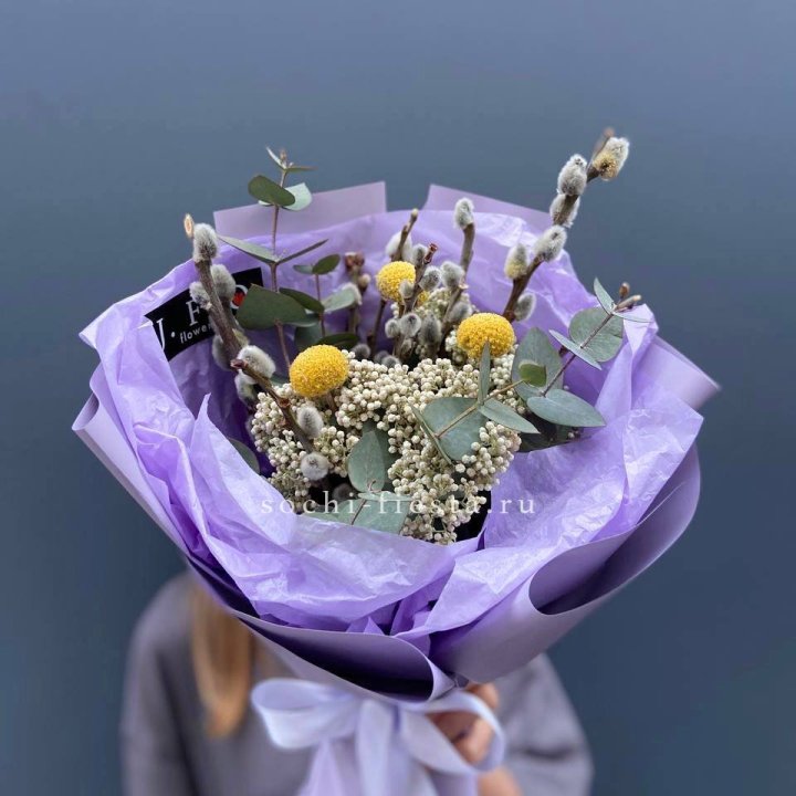 Букет с Вербой №1 в Рязани