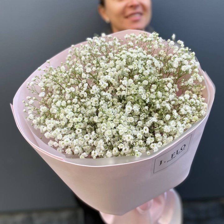 11 белых гипсофил в фоамиране в Рязани