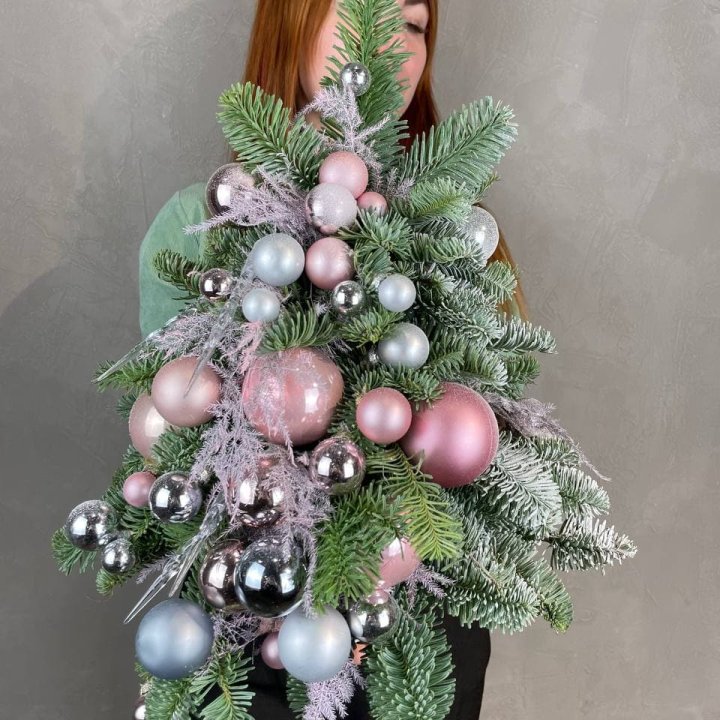Новогодняя елочка "Розе голд" в Рязани
