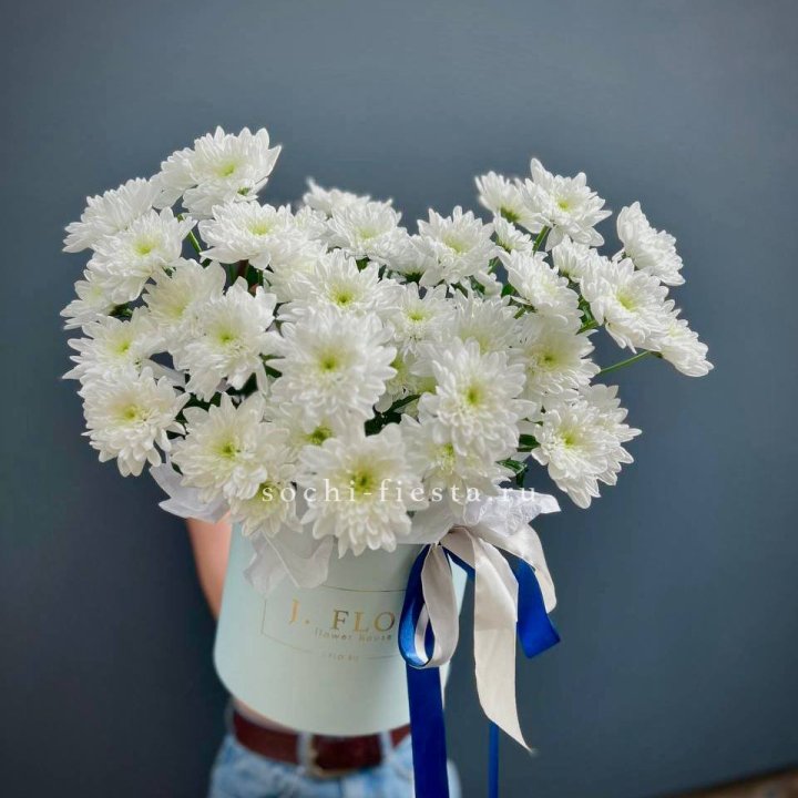 Коробка с хризантемами №3 в Рязани