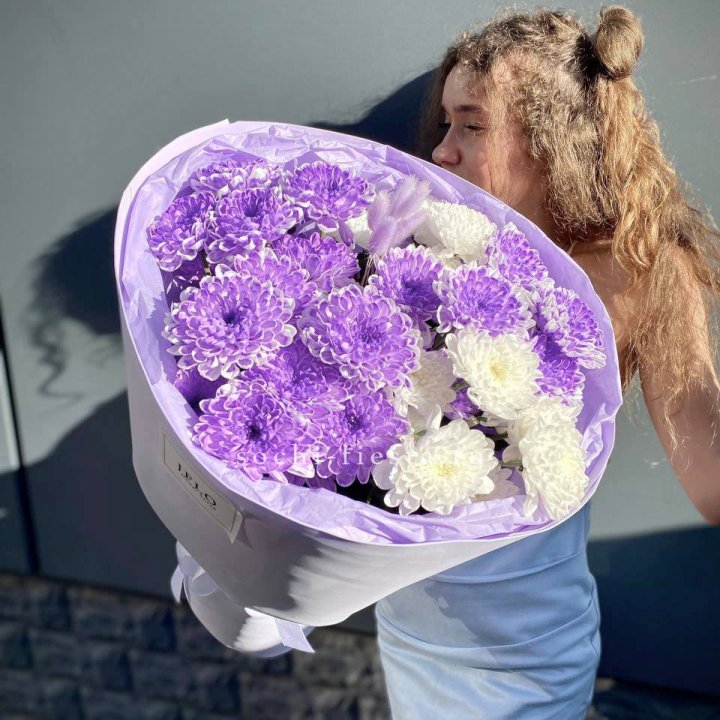  Букет хризантем "Сирена" в Рязани