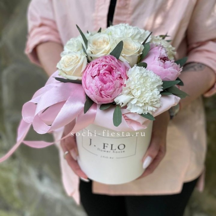 Цветочный бокс мини №2 в Рязани