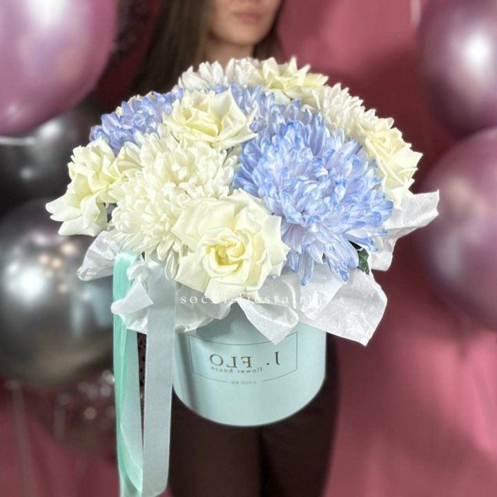 Коробка с цветами "Вольта" в Рязани