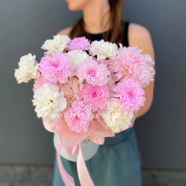 Коробка с цветами "Фиона" в Рязани