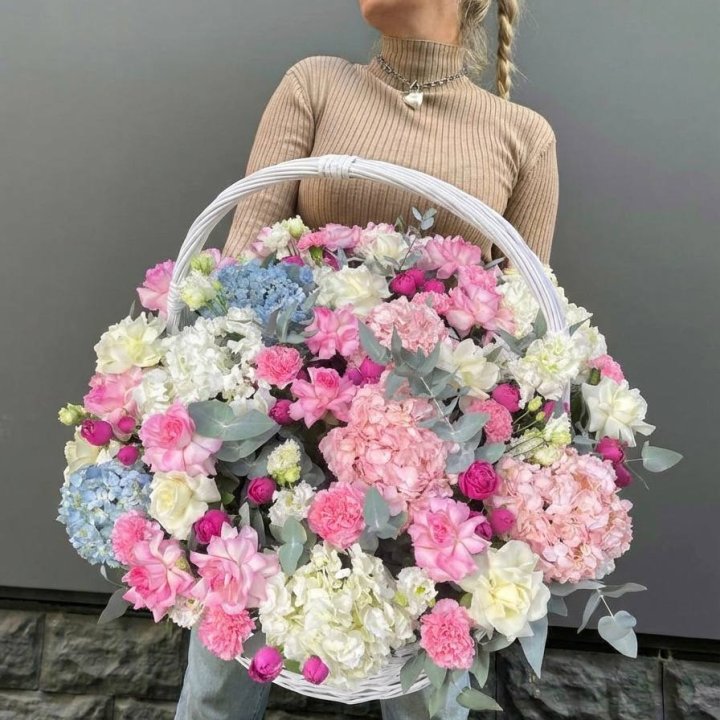 Цветочная корзина №3 в Рязани