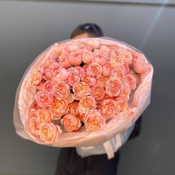 Букет из 21 пионовидной розы Джульетта в Рязани