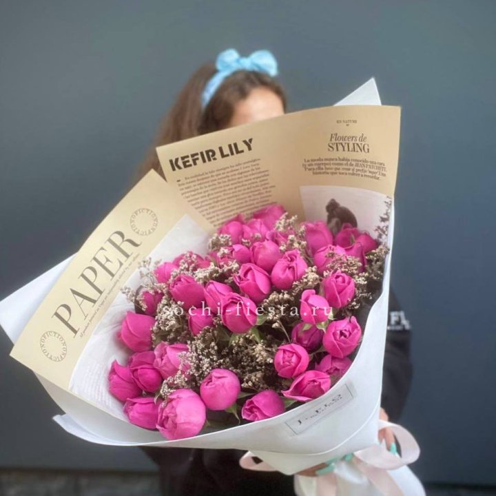 Пионовидные розы баблс №3 в Рязани