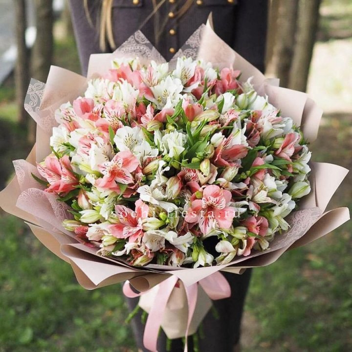 Букет альстромерий "ВАУ" в Рязани