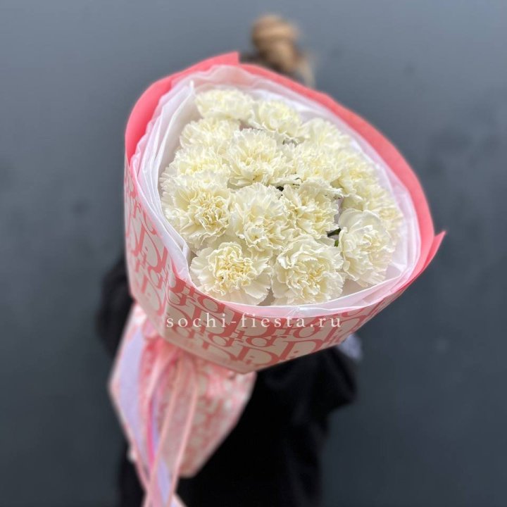 Белые диантусы №2 в Рязани