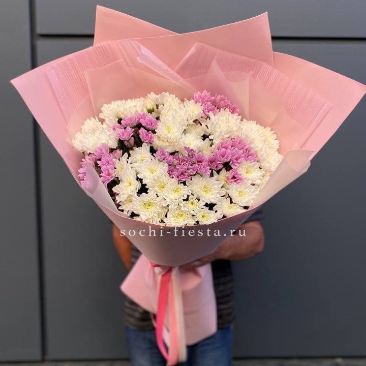  Букет хризантем- гигант  в Рязани