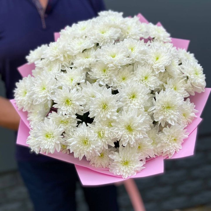  Букет 15 хризантем  в Рязани