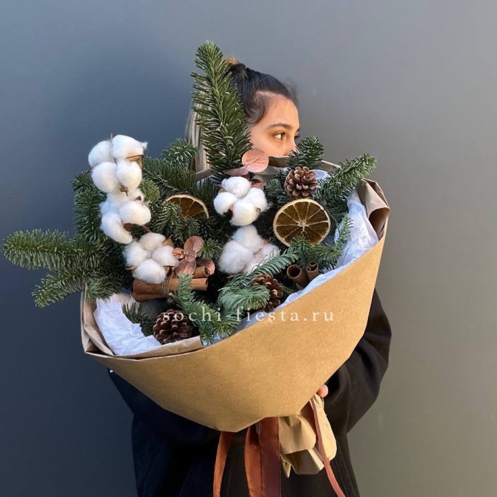 Зимний букет с нобилисом в Рязани