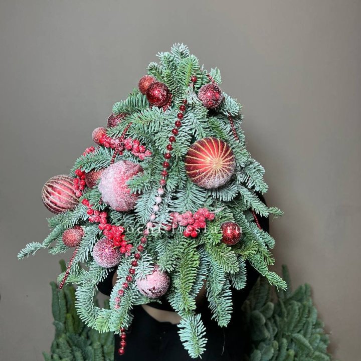 Ёлка красная в Рязани