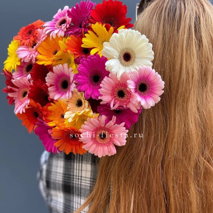 Охапка гербер  в Рязани