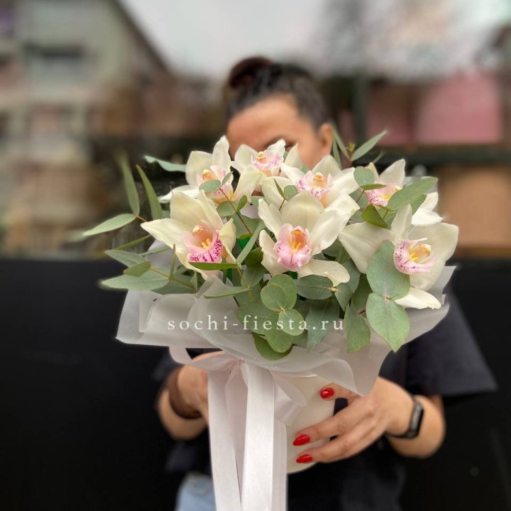 Бокс с орхидеями в Рязани