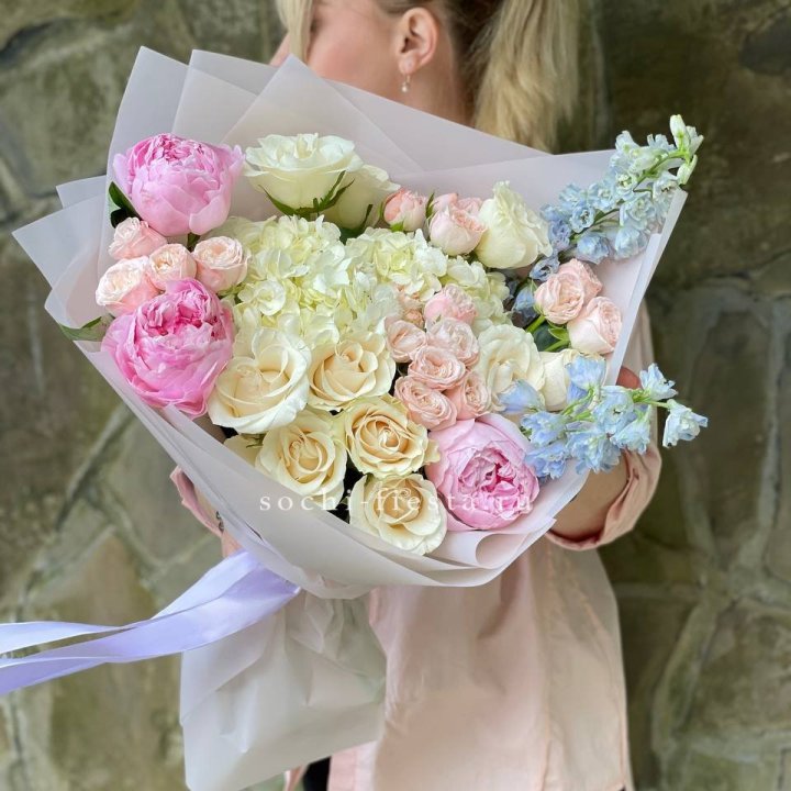 Букет с пионами "Богема" в Рязани