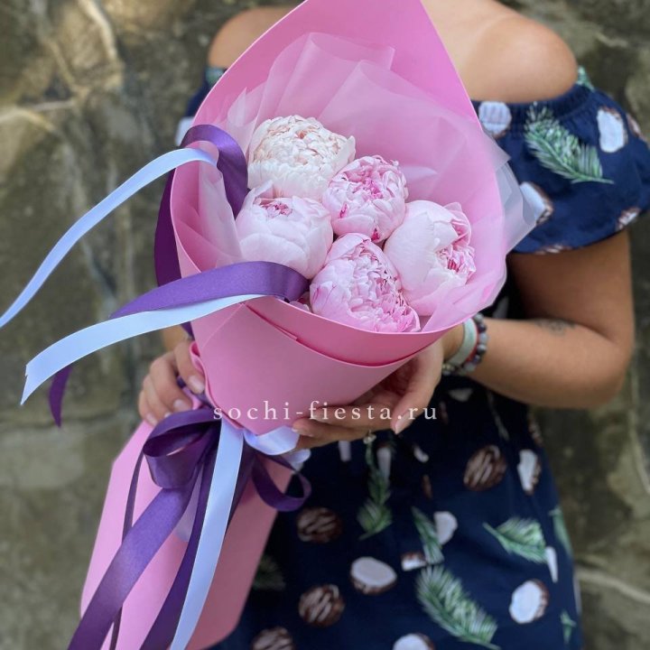 Букет пионов "НАЙ" в Рязани